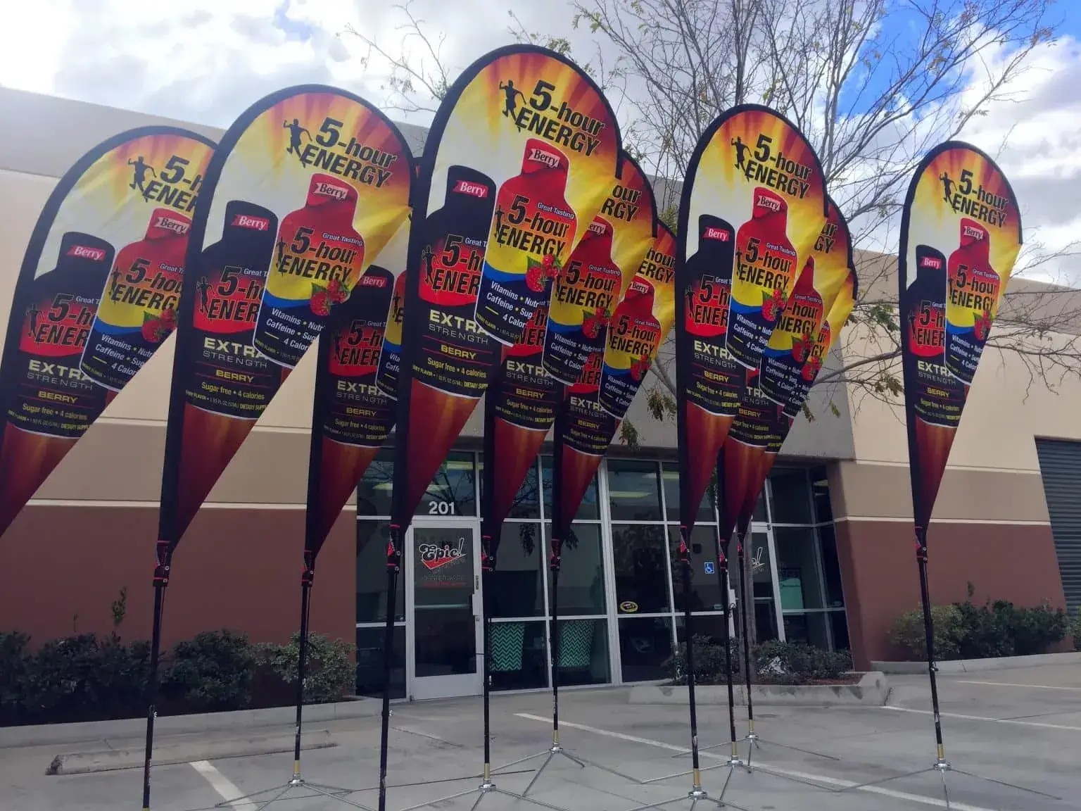 Tear Drop Flags